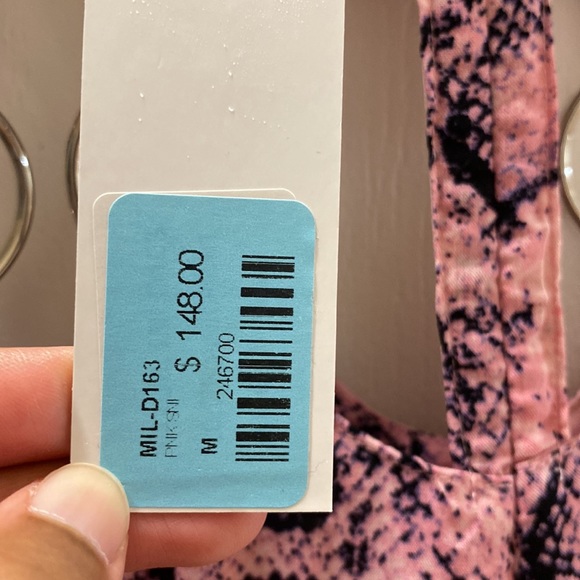 LF Pink Snake Print Romper - Picture 6 of 8